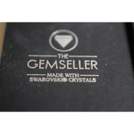 The Gemseller 5 Pr. Swarovski Crystal White Gold PLated Post Like New Earrings Silver Photo 1