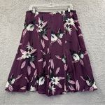 Sag Harbor Vintage  Floral Midi Skirt Dark Fairy Grunge Chiffon Y2K Retro Wmn 14P Photo 0
