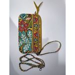Vera Bradley  Provencal Yellow All In One Wristlet Crossbody Floral Pattern P Photo 2