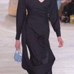 Jacquemus Le Souk La Robe Madhia Long Sleeve Dress in Navy Photo 1