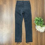 Frame  Black Le High Straight Raw Edge Jeans Molony Size 26 2 Photo 7