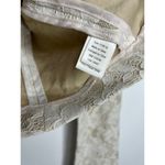 Ecru  Zipper Front Floral Lace Blazer Jacket 4 Photo 4