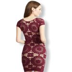 Aeropostale Cape Juby Burgundy Bodycon Dress M/L Photo 1