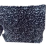 Forever 21  Womens Top S Milkmaid Coquette Feminine Floral Smocked Crop Festival‎ Photo 6