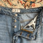 Free People We The Free High Waist Slit Hem Straight Jeans Vintage Light 31 Photo 7