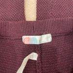 Free People Burgundy Knit Pants Photo 1