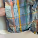 Gap Plaid Madras Romper Shorts Sz 6 Preppy New Money 100% Cotton Pockets Photo 6