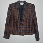 Santa Cruz Vintage  plaid blazer Size 9/10 Photo 0
