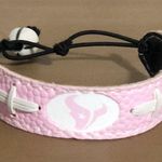 Houston Texans NFL women’s pink leather bracelet Photo 2