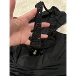 Victoria's Secret  | Black One Piece Swimsuit Cheekie Size L | Net W Neon Accent Photo 4