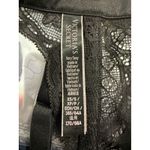 Victoria's Secret Very Sexy Black Rhinestone Lace Garter Belt XS/S Lingerie Photo 3
