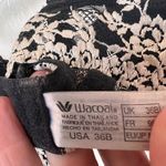 Wacoal  black underwire lined white lace bra size 36B Photo 5