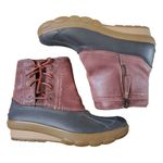 Sperry Top Sider STS80770 Women 7 Brown Leather Waterproof Saltwater Duck Boot Photo 4