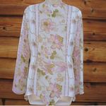 W By Worth Pink Cream Blouse Top Photo 5