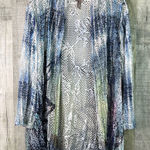 Chico's Chico’s Size 3 Lace FloralTie Dye Cover-Up Over-Piece Photo 0