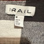 THE RAIL RED HUNTER BUFFALO PLAID BUTTON DOWN HEAVY FLANNEL SHIRT M Size M Photo 5