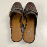 Patricia Nash  Tilly Multicolor Leather Mules Size 9.5 Photo 2