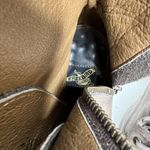 Freebird by Steven Size 9 Holis Boots Leather Heeled Zip Lace Up Brown Women's Photo 8