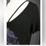 KARL FERRIS COLLECTION Top XS Black/purple JIMI HENDRIX Lavender Screenprinted Black Photo 1