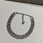 Sperry Signed  Costume Necklace - Thick Silver Tone Curb Like Chain Photo 0