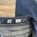 Miss Me Dark Wash Skinny Jeans – Women’s 26 – Embroidered Fleur-de-Lis Photo 5