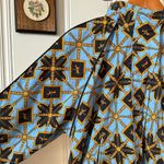 Vintage 90s Equestrian Horse Print Blue Swishy Track Jacket Size undefined Photo 2