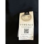 Versace NWT. $1996  Baroccoflage Print Mini Dress In Black IT38/US2 blue Photo 12