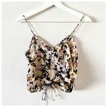 VERO MODA NWT  Chaddie Camisole In Black Aop Brigitta Photo 3