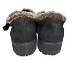 Stuart Weitzman Women's Black Suede Fur Lined Ankle Boots Buckle 9 N Photo 11
