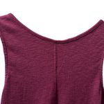 Free People  Dark Purple Sleeveless Tank Top Knit Sweater Cotton Blend Size Large Photo 5