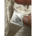 Elizabeth and James  Cream‎ Striped Long Sleeve Button Down Shirt - Size M Photo 2