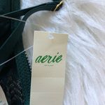 Aerie Lace Longline Bralette Dark Green - Size Large, Stylish & Comfortable NWT Photo 1