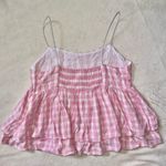 Urban Outfitters  Pink Gingham Camisole top size Medium Photo 3