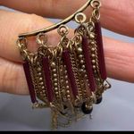 Free People -Chloe Ear Party Ear Chain-Gold /Black Photo 6