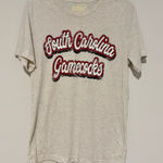 Barefoot Campus Outfitters South Carolina Gamecocks Shirt Speckled Cream Medium Photo 0