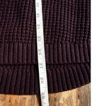 L.L.Bean A6 Women's Medium Purple Cotton Blend Cowl Neck Knit Sweater Photo 4