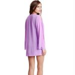 Marciano New!  by Guess Soft Lavender‎ Split Sleeve Chiffon mini Dress/ top, S Photo 15