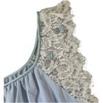Vintage Lucie Ann Beverly Hills Baby Blue Nylon Lace Trim Nightgown Large Retro Size undefined Photo 7