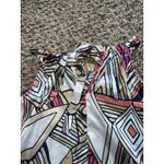 Ashley Stewart  Women's Multi color‎ geometric halter top size 12 Photo 6