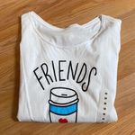 Women t shirt top cap sleeves loose White Size M Photo 3