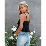 VICI  Gratitude Satin Crop Babydoll Tank Photo 3