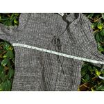 Vintage Gray Front Tie Long Sweater Cardigan Size Medium Photo 6