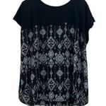 Mason & Belle  Black with White Geometric DesignTop Size XXL Photo 0