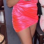 Hot pink party dress Size M Photo 2