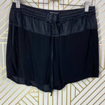 Vince  Lace Up Silky‎ Drawstring Shorts Black Photo 0