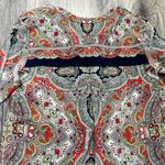 Theory  Marseille Premont Paisley Tieback 100% Silk Tunic Photo 8