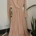 Lulus  Blush Pink Maxi Dress XXS Photo 0