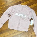Spiritual Gangster Blush 'Grateful' Crewneck Sweatshirt  Photo 0