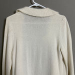 White House | Black Market White House Black Market sz M cream ruffle open cardigan Photo 5