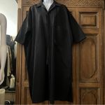 Y's by Yohji Yamamoto Classic Black Trench Coat/ Dress Size M Photo 7